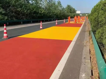 通州道路路面改色施工