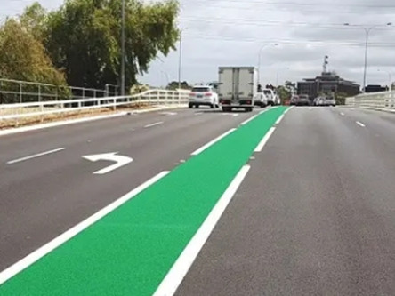 通州公路路面改色