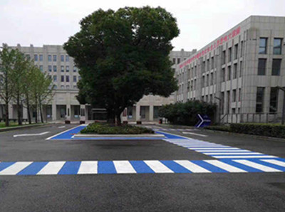 通州厂区划线施工