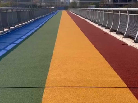 通州学校道路改色