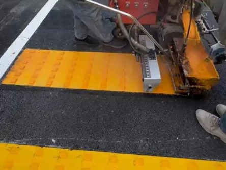 通州道路减速划线