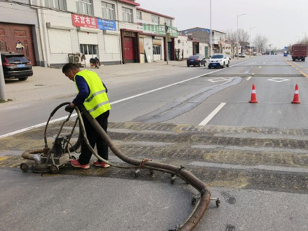 通州人行道除线